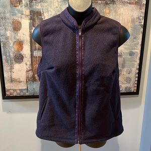 Talbots fleece vest